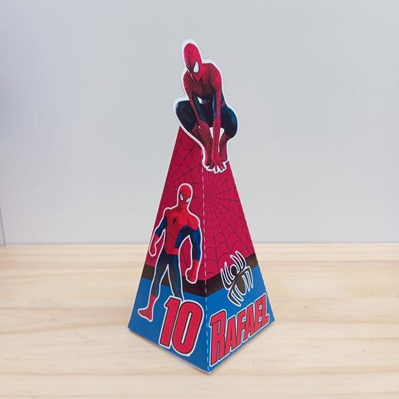 Caixa Pirâmide Homem Aranha Personalizada