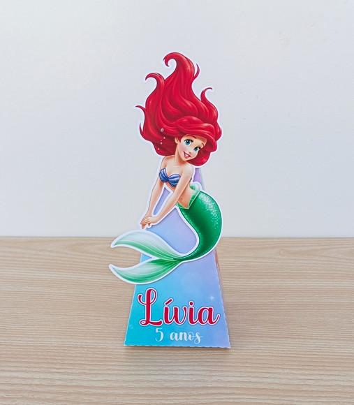 Kit 15 Caixas Ariel a Pequena Sereia Personalizadas