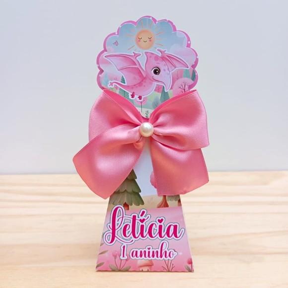 Kit 15 Caixas Dino Baby Personalizada Menina