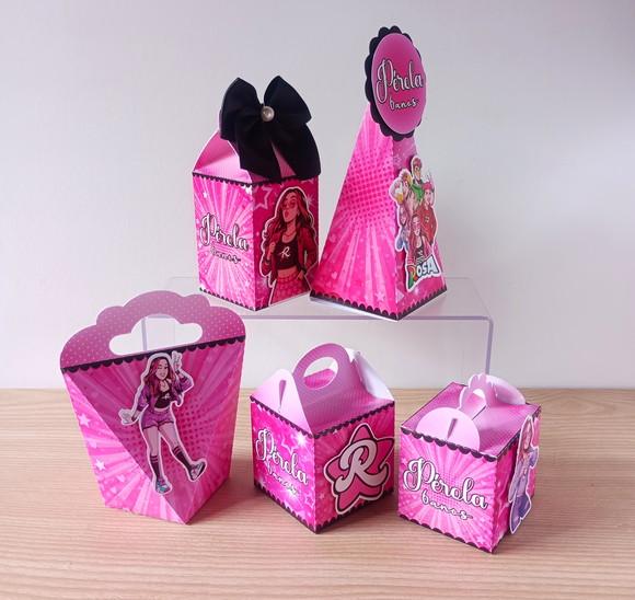 Kit 15 Caixas Emily Vick os Rosas Personalizadas