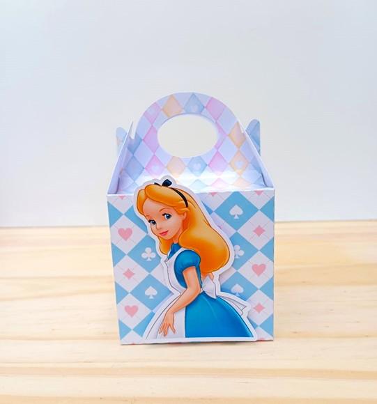 Kit 15 Caixas Personalizadas a Alice no País das Maravilhas