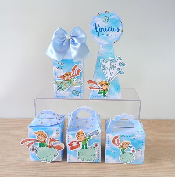 Kit 15 Caixas Pequeno Príncipe Personalizadas/ Lembrancinhas