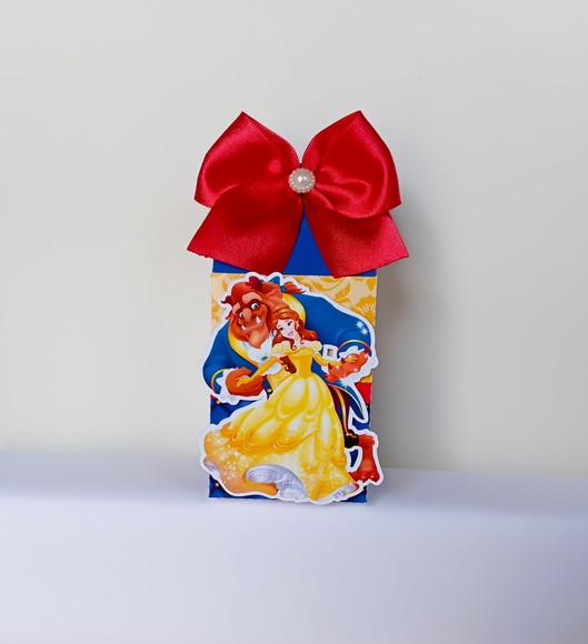 Kit 15 Caixas Personalizadas a Bela e a Fera