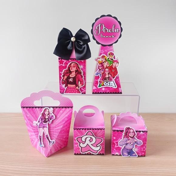 Kit 20 Caixas Emily Vick os Rosas Personalizadas