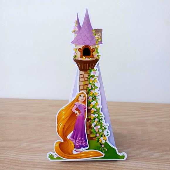 Kit 20 Caixas Enrolados Rapunzel Personalizadas