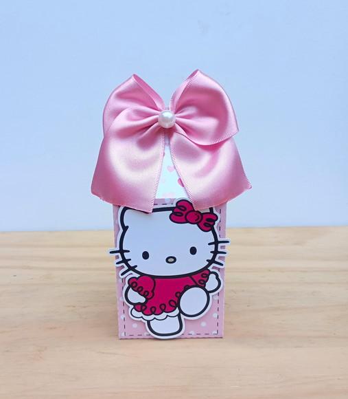 Kit 25 Caixas Hello Kitty Personalizadas
