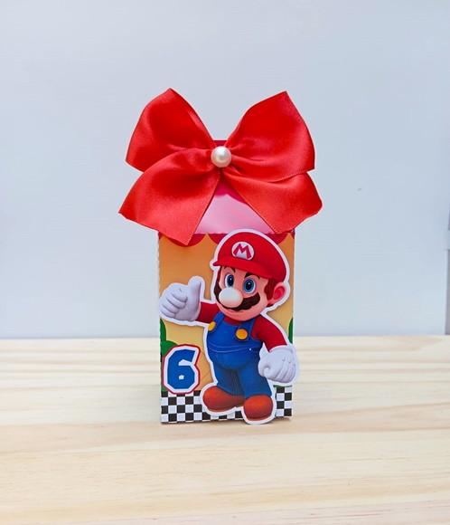 Kit 25 Caixas Personalizadas Super Mário Bros