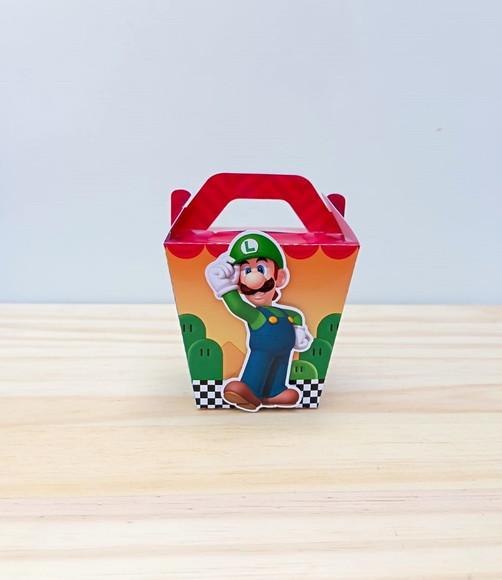 Kit 25 Caixas Personalizadas Super Mário Bros