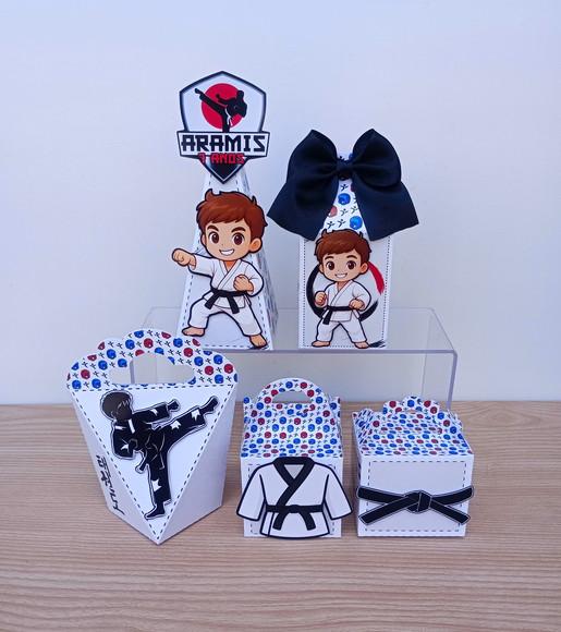 Kit 25 Caixas Taekwondo Personalizadas