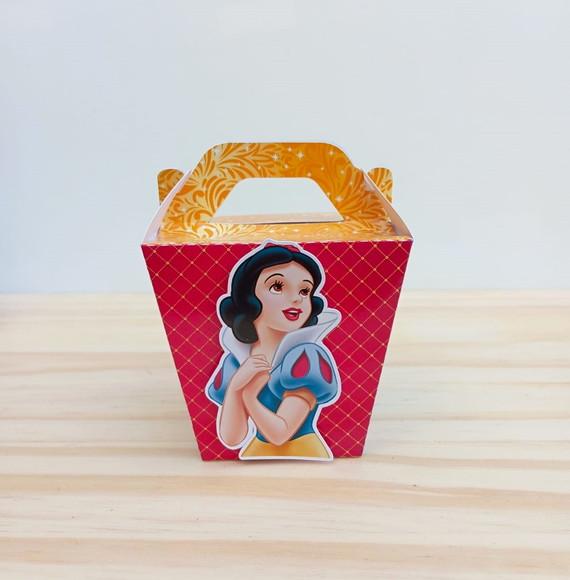 Kit 30 Caixas Branca de Neve Personalizadas
