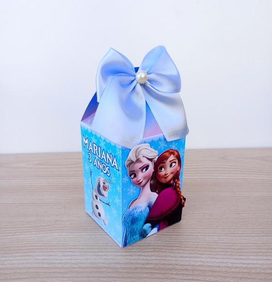 Kit 30 Caixas Frozen Personalizadas