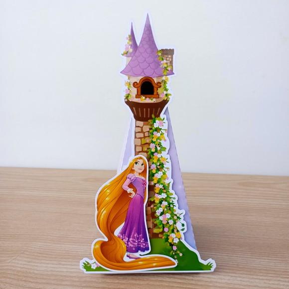 Kit 30 Caixas Enrolados Rapunzel Personalizadas