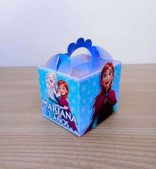Kit 30 Caixas Frozen Personalizadas