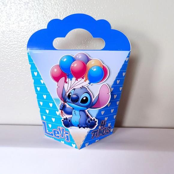 Kit 30 Caixas Personalizadas Stitch