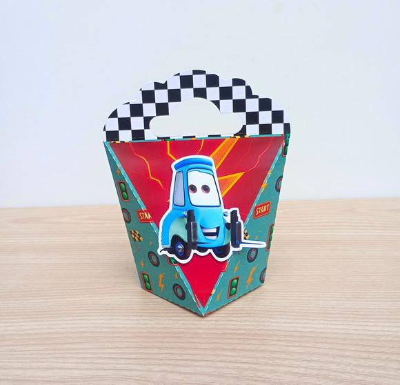 Kit 40 Caixas Relâmpago Mcqueen-disney Carros Personalizadas
