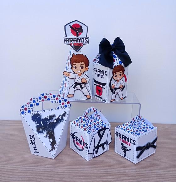 Kit 40 Caixas Taekwondo Personalizadas