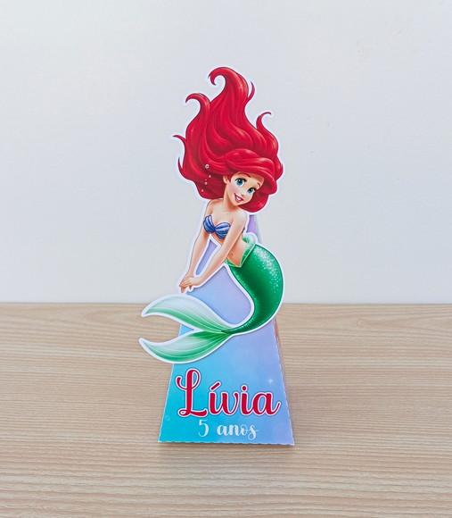 Kit 50 Caixas Ariel a Pequena Sereia Personalizadas