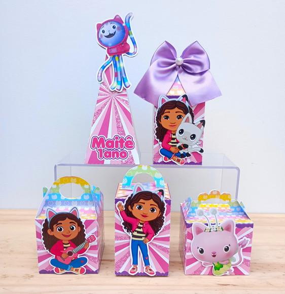 Kit 50 Caixas a Casa Mágica da Gabby Personalizadas