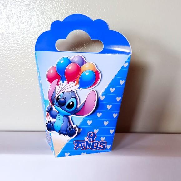 Kit 50 Caixas Personalizadas Stitch