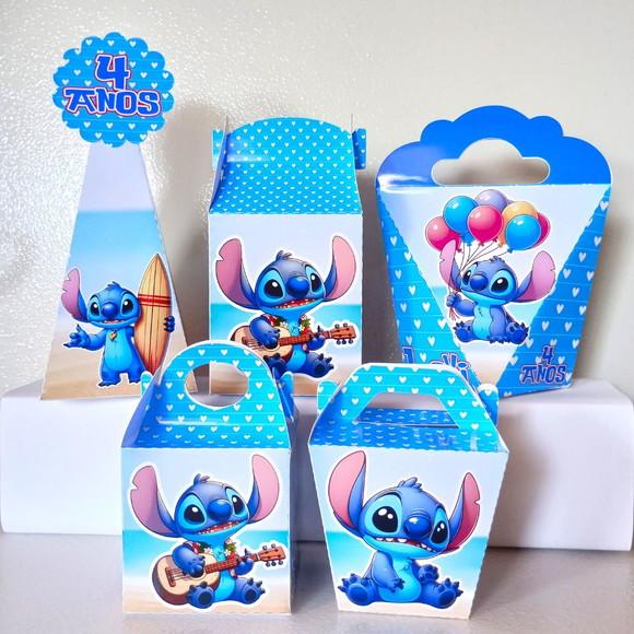Kit Caixas Personalizadas Stitch (15 Caixas)