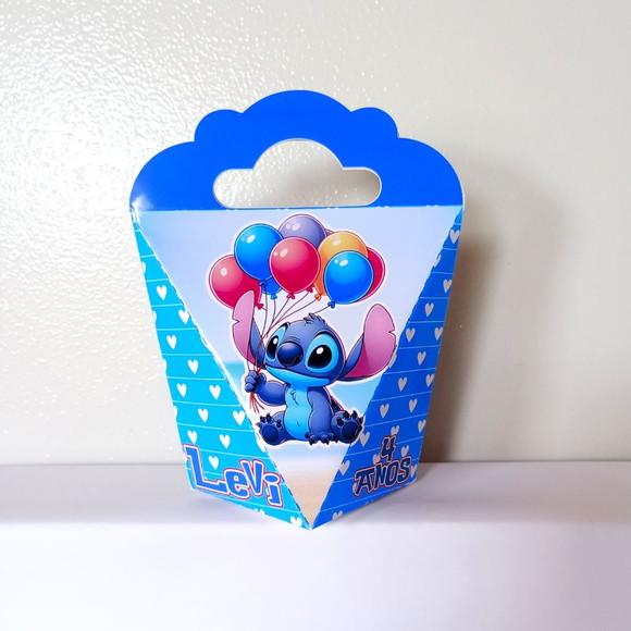 Kit Caixas Personalizadas Stitch (25 Caixas)