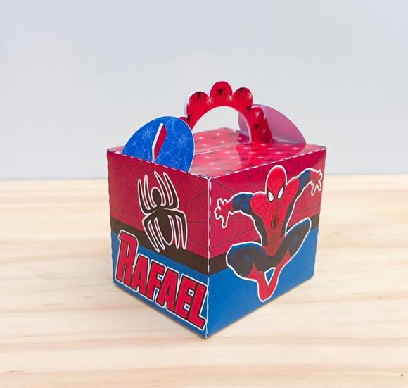 Kit Festa Homem Aranha 40 Caixas Personalizadas Infantil
