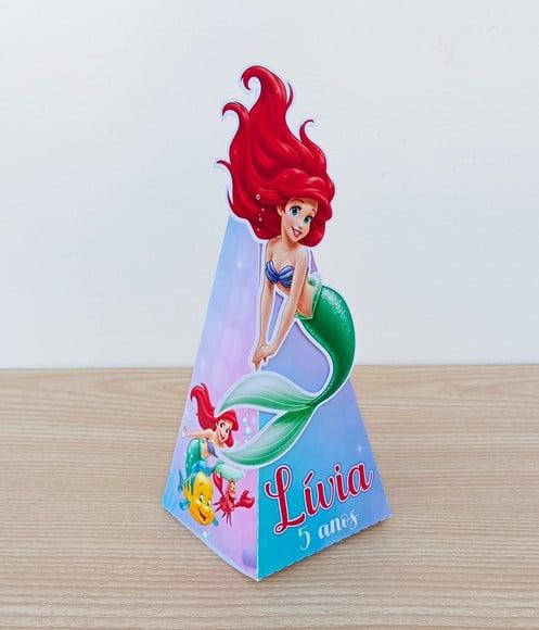 Lembrancinha Ariel Caixa Pirâmide Personalizada