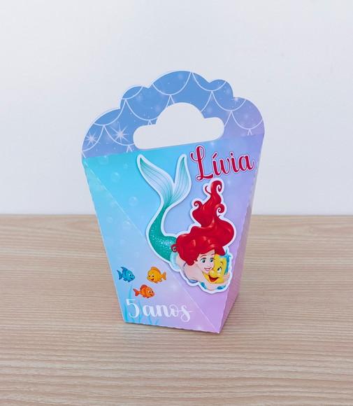 Lembrancinha Ariel Caixa Coração Personalizada