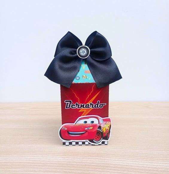 Lembrancinha Caixa Milk Relâmpago Mcqueen-disney Carros