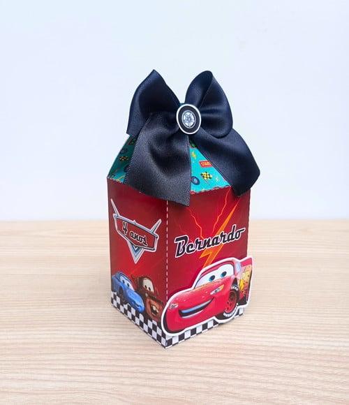 Lembrancinha Caixa Milk Relâmpago Mcqueen-disney Carros