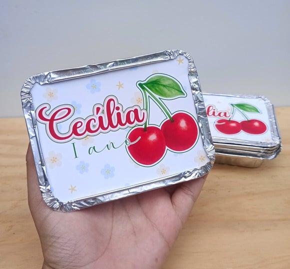 Marmita Cerejinha Personalizada- Lembrancinha Cerejinha