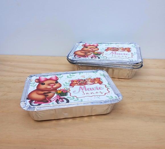 Marmita Personalizada Tema Capivara- Lembrancinha Capivara