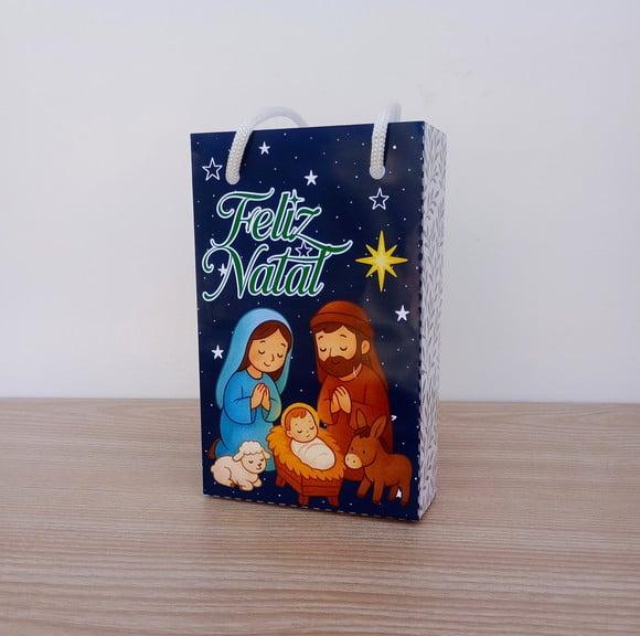 Sacolinha de Natal Cristão Personalizada P