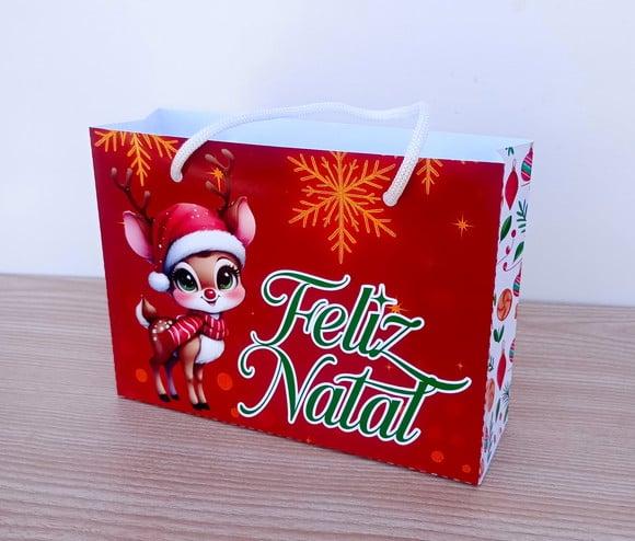 Sacolinha de Natal Personalizada m
