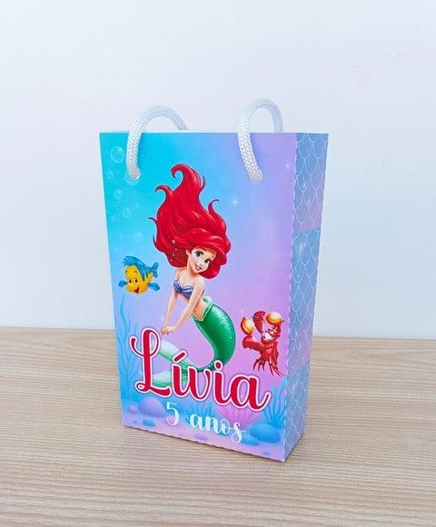 Sacolinha Ariel a Pequena Sereia Personalizadas P