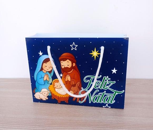 Sacolinha de Natal Cristão Personalizada m