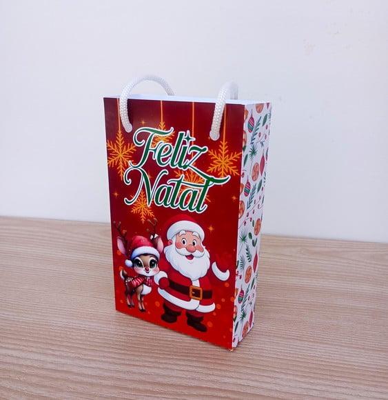 Sacolinha de Natal Personalizada P