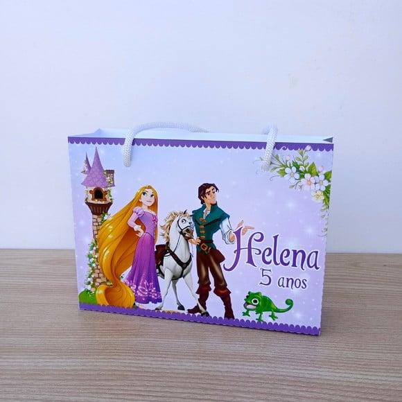 Sacolinha Enrolados Rapunzel Personalizadas m