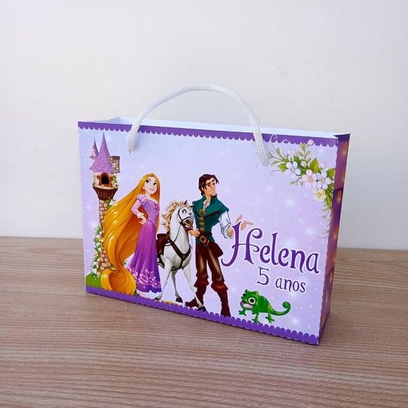 Sacolinha Enrolados Rapunzel Personalizadas m