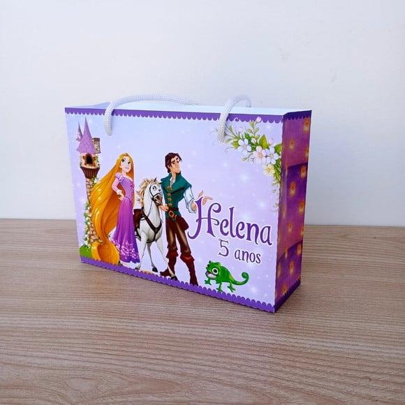 Sacolinha Enrolados Rapunzel Personalizadas m