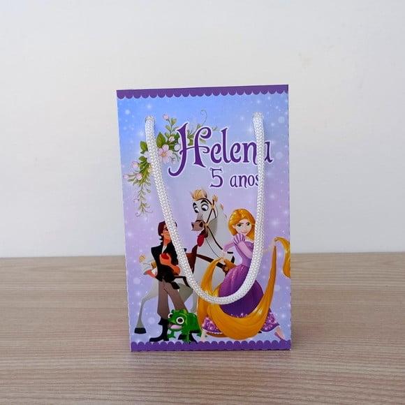 Sacolinha Enrolados Rapunzel Personalizadas P