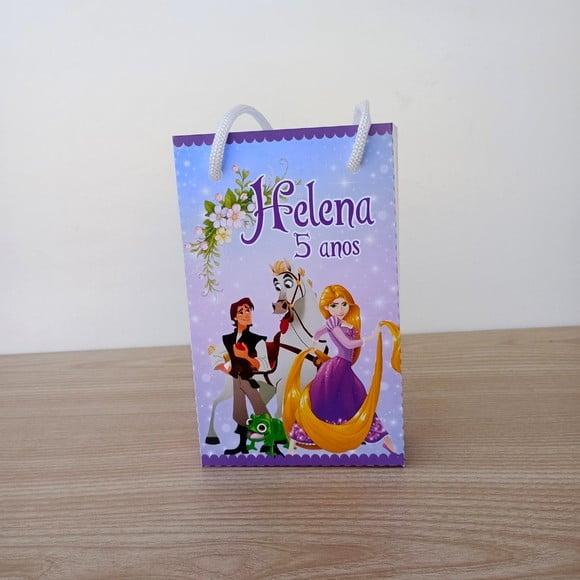 Sacolinha Enrolados Rapunzel Personalizadas P