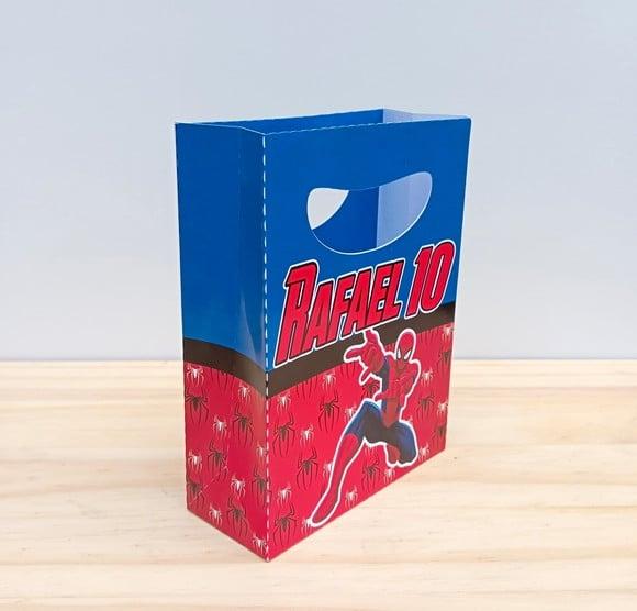 Sacolinha Personalizada Homem Aranha