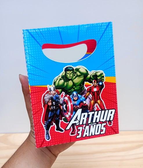 Sacolinha Personalizada Vingadores
