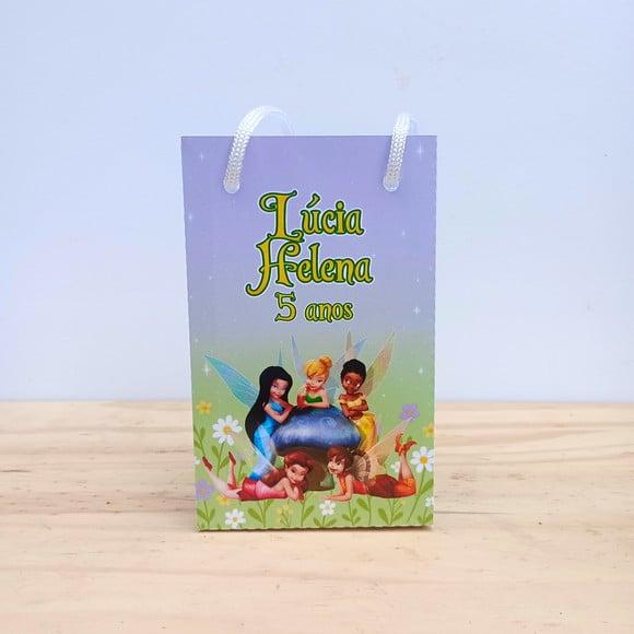Sacolinha Tinker Bell Disney Fadas Personalizadas P