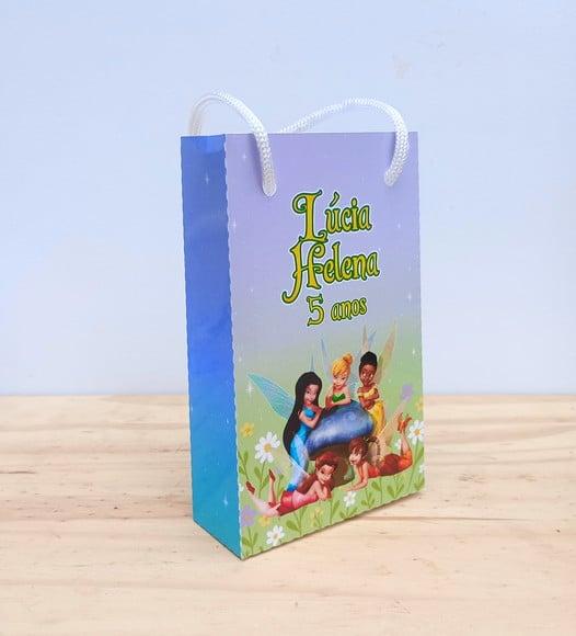 Sacolinha Tinker Bell Disney Fadas Personalizadas P