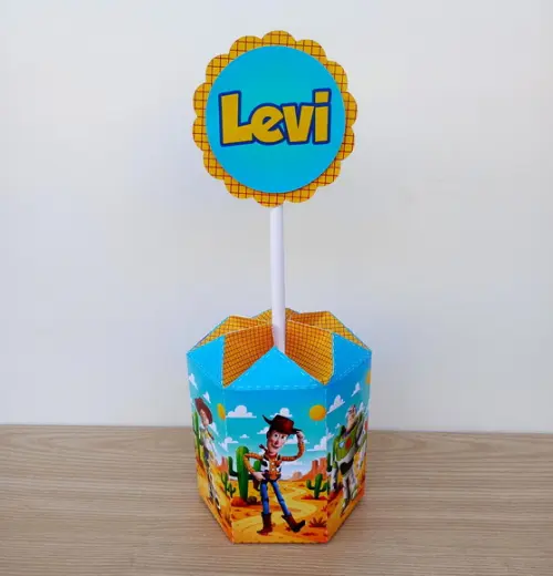 10 Centros de Mesa Toy Story Personalizados