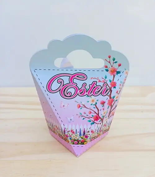 Caixa Coração Jardim das Borboletas Personalizada