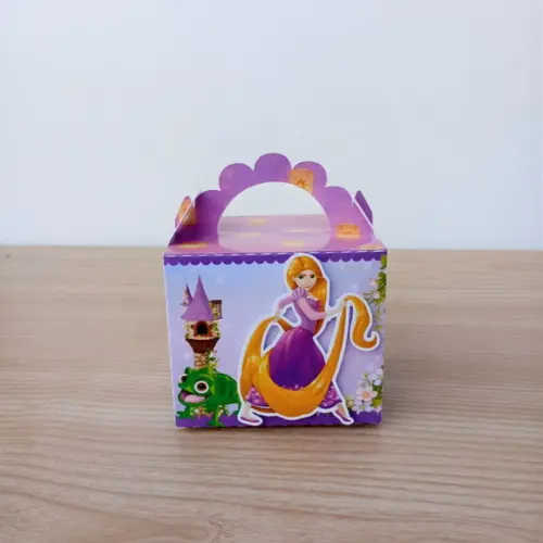 Caixa Lanchinho Enrolados Rapunzel Personalizadas