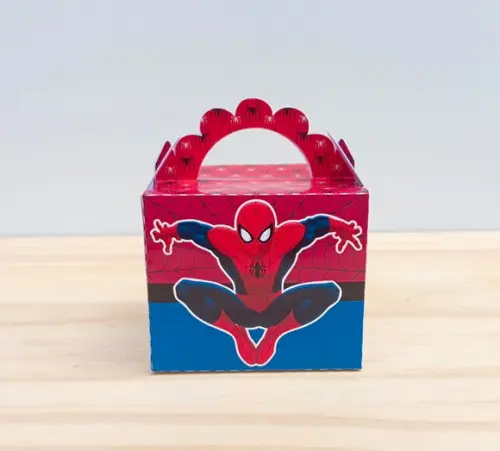Caixa Lanchinho Homem Aranha Personalizada